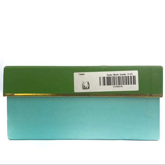 Kate Spade Odele Ruffle Dress Sandal Suede Leather Size 6 in Dusty Blush - Picture 12 of 12